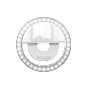 TEC036-SIN, Anillo LED Selfie para smartphone que ilumina de una forma mas natural la toma de tus selfies. Cuenta con 3 intensidades.