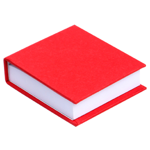 DK-050, Libreta ecologica con 140 hojas y banderitas de colores (125 en 5 colores), colores: azul, rojo y carton