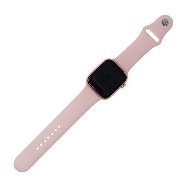 GAD004, Smart Watch. Reloj inteligente de 44mm compatible con iOS y Android, conexion via bluetooth. Tamano de la pantalla 1.54 pulgadas. Podras recibir llamadas, notificaciones de redes sociales, tomar fotos, contador de pasos y mas funciones. Extensible en PVC, tamano mediano/grande.