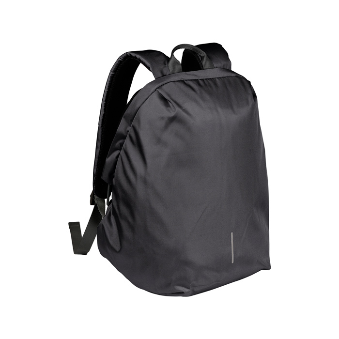 TX-140, Backpack fabricada en poliéster reciclado repelente al agua, con compartimento acolchado para laptop de 15.6
